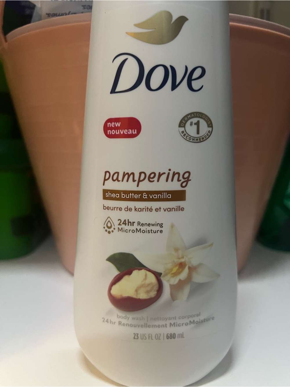 Dove pampering shea butter and vanilla bodywash 23oz - Picture 2 of 3